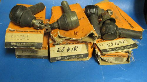 Wholesale lot of(7)tie-rod ends 40's-50's n.o.s. trw pieces mopar,ford,,