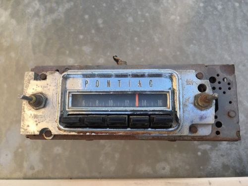 Pontiac factory am radio gto lemans 1960&#039;s