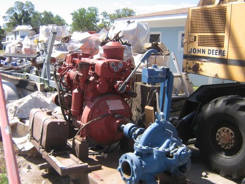 Mint running detroit diesel with 317 orig. hrs mated to a peerless pump