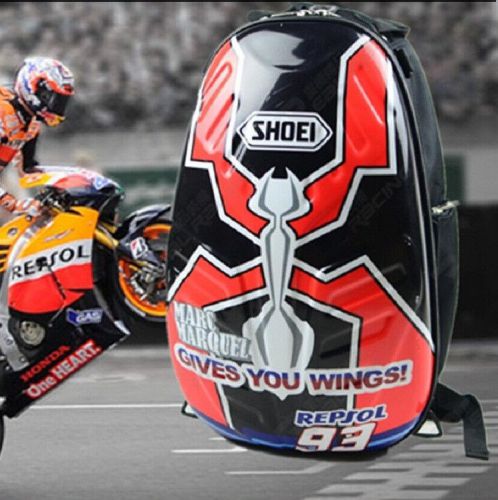 Off road bike shoei motorcycle hardshell backpack helmet carry laptop water bag