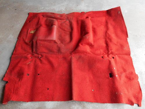Mopar interior carpet - 1978 dodge ramcharger - red - p/n 4083106