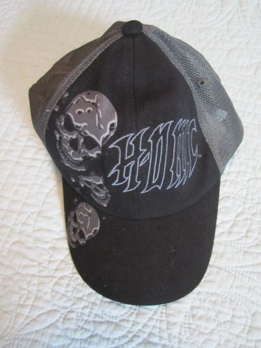 Harley-davidson men's trucker cap new black label skull