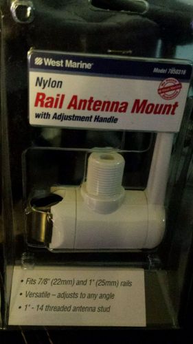 West marine nylon rail antenna mount 7/8" 7850316