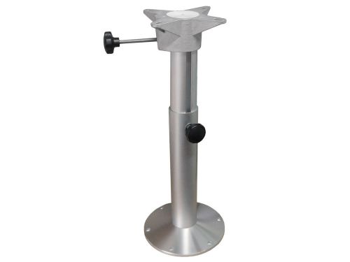 Marine aluminum adjustable seat base pedestal 18" to 24" 360º swivel–five oceans