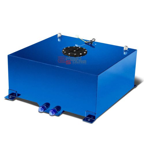 20 gallon lightweight blue aluminum gas fuel cell tank+level sender 20x24x10"