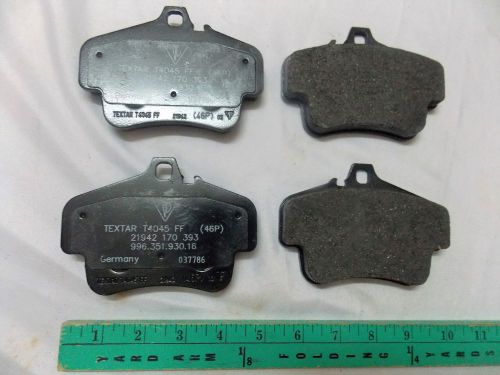 Textar brake pads porsche 996 99635193016 t4045ff 21942.170.393 037786