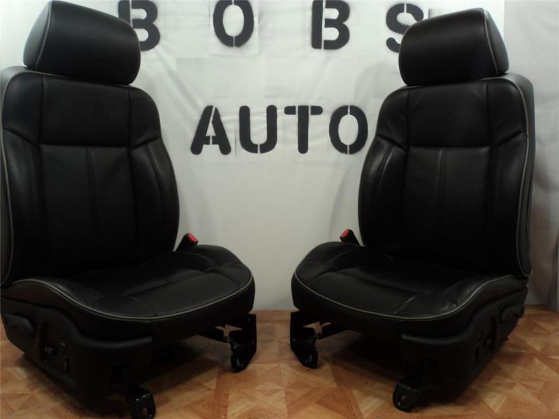 06-10 mummer h3 black leather heated seats