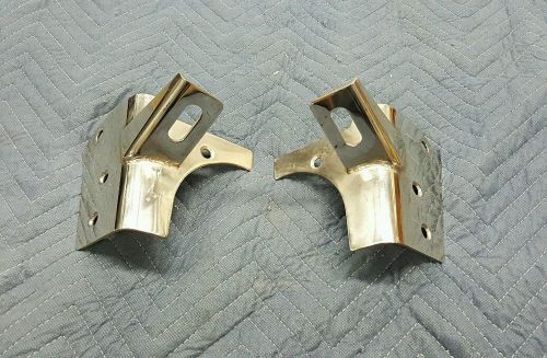 2004 jeep wrangler stainless steel light brackets