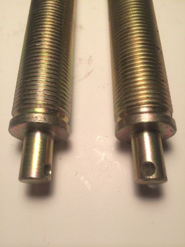 1" rear jack bolt, steel, coarse thread, 9" long, one pair