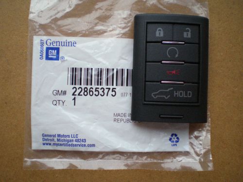 2010-2014 cadillac srx keyless remote key entry fob transmitter gm#22865375