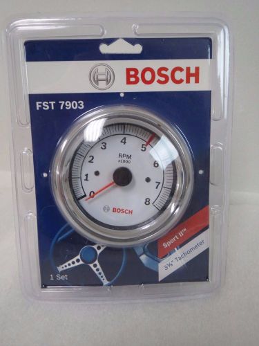 Bosch sport ii 3-3/8" tachometer (white) fst7903 fst 7903