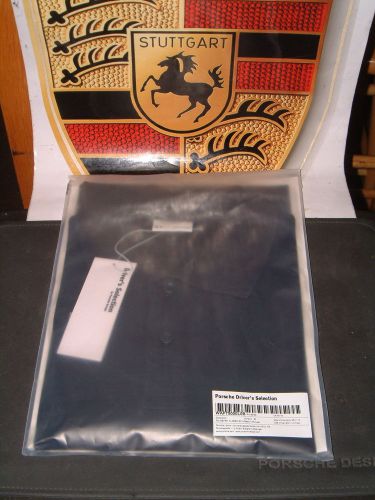 Porsche design selections new black polo shirt usa size m, euro size l. nibwt