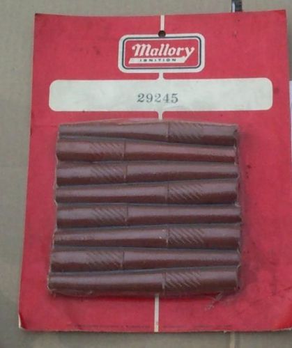 Mallory spark plug boots for 7mm spark plug wire orange 29245 extra long