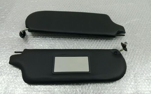 Vw karmann ghia sunvisors black new pair
