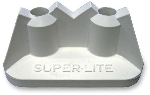 Stud boy pro series super lite single backing plate white - .75in. 2513-p3-wht