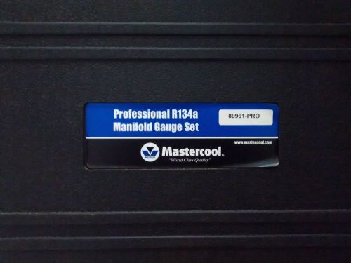 Mastercool r134a manifold gauge set. 89961-pro