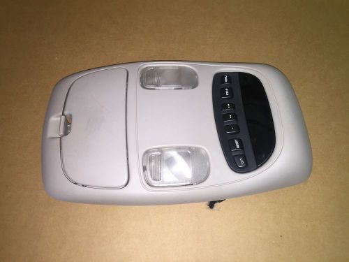 02-06 dodge ram 1500 2500 3500 overhead console with dome lights 7 buttons cubby