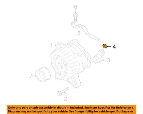 Ford oem 04-08 f-150 5.4l-v8 alternator-insulator nut w705790s901