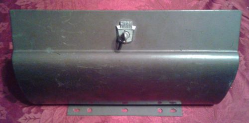 1955 1956 rare  ford original glove box door lid cover with ***key***