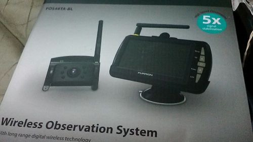 Wireless back up observation system