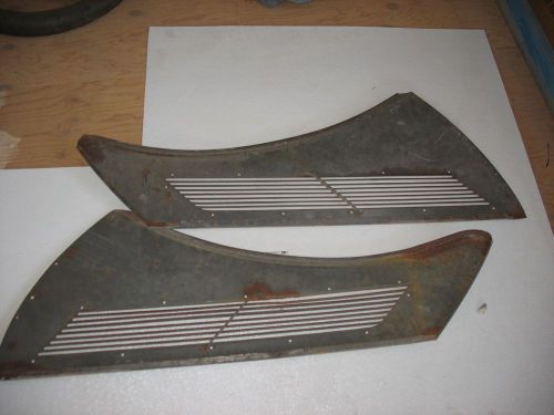 1937 ford sedan front end right &amp; left hood side apron panels