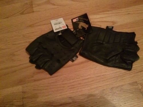 Motorcycle  half leather gloves