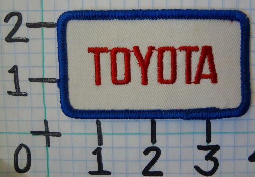 Vintage nos toyota car patch from the 70&#039;s 001