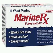 Marine rx epoxy repair kit white 14 oz