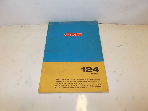 Fiat 124 usa body work spare parts catalog