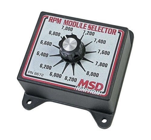 Msd8672 msd ignition 6000-8200 rpm selector switch