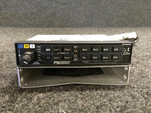 Ps engineering audio selector panel w/ tray (volts: 14-28)  p/n 050-890-0202