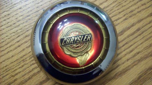 1949 chrysler steering wheel center cap