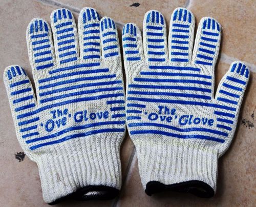 2* x the 'ove' glove hot surface handler with non-slip silicone grip - 540°f new
