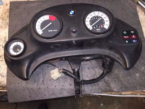 Bmw f650 funduro speedometer, tachometer, gauges, instrument cluster, bracket