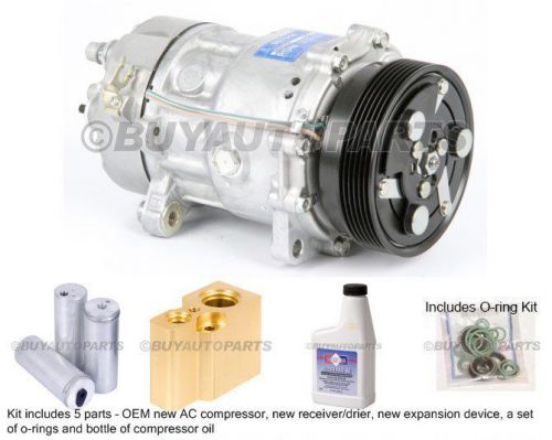 New air conditioning compressor kit - genuine oem ac compressor &amp; clutch + more