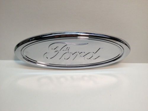 Ford 9 1/2" ford oval grille emblem ornament name plate #a790a-e5ht-16637-aa