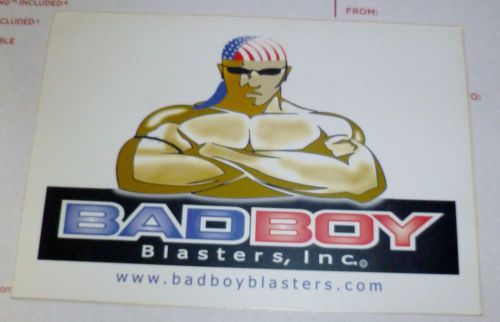 New badboy bad boy blasters decal bumper  sticker
