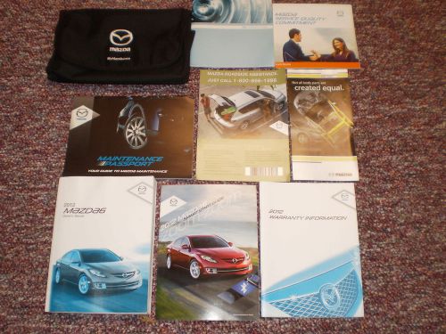 2012 mazda 6 sport touring grand car owners manual books guide case all models