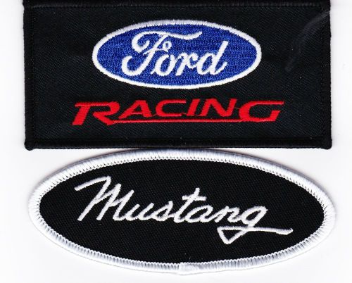 Ford racing mustang sew/iron on patch emblem badge embroidered cobra car coyote