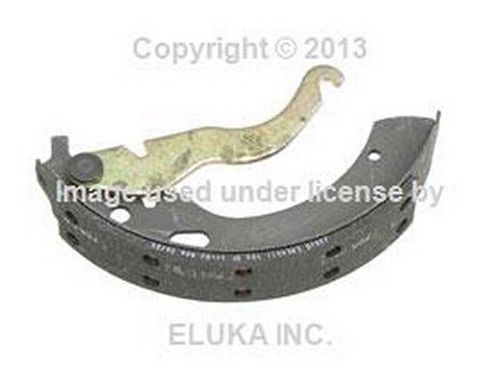 Bmw genuine factory rear left brake shoe with parking brake lever (230 mm) 114