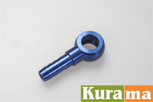 Aluminum alloy banjo adaptor 9mm barb to m12 12mm banjo eye 15/32 inch