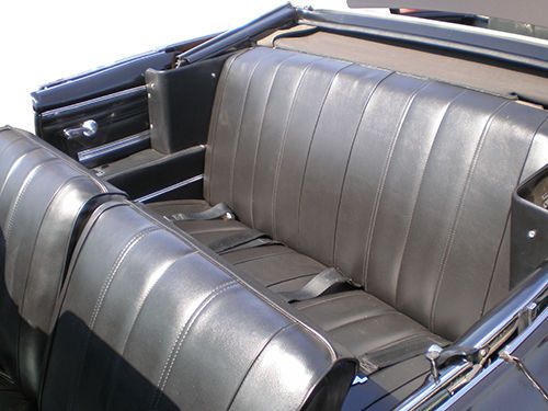 1966 chevelle convertible standard interior kit black