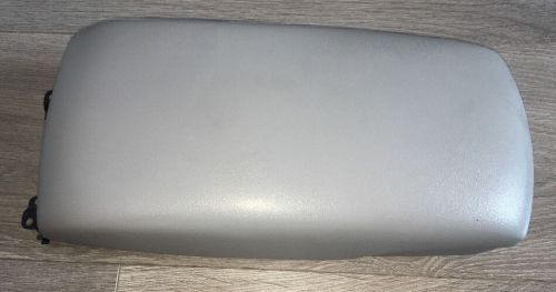 2007 2008 2009 toyota camry center console lid arm rest oem leather silver 801