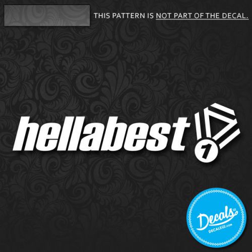 New hella best vinyl decals stickers (6") jdm euro racing vw