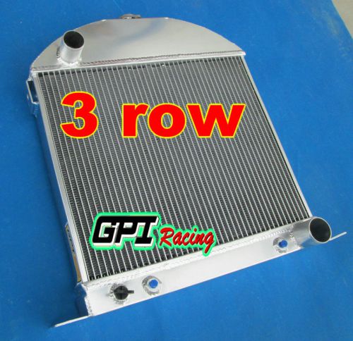 Aluminum alloy custom radiator for ford model a chopped w/chevy engine 1928-1931
