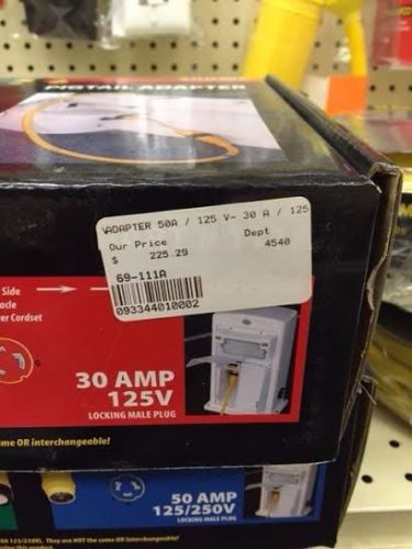 Marinco shore power pigtail adapter. marinco part number 111a - nib