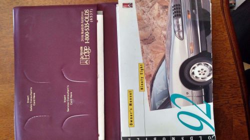 1992 oldsmobile ninety-eight owner&#039;s manual