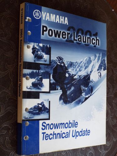2001 yamaha power launch snowmobile technical update manual