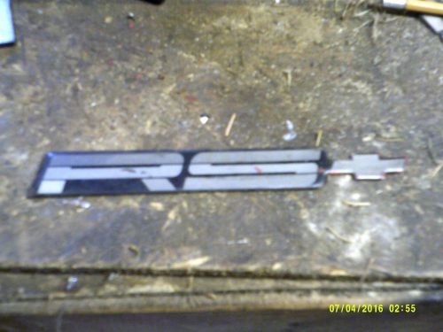 82-92 camaro rs rear bumper  emblem silver
