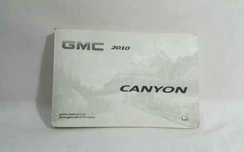 2010 gmc canyon sle slt regular extra &amp; crew cab owners manual 10 free ship 2